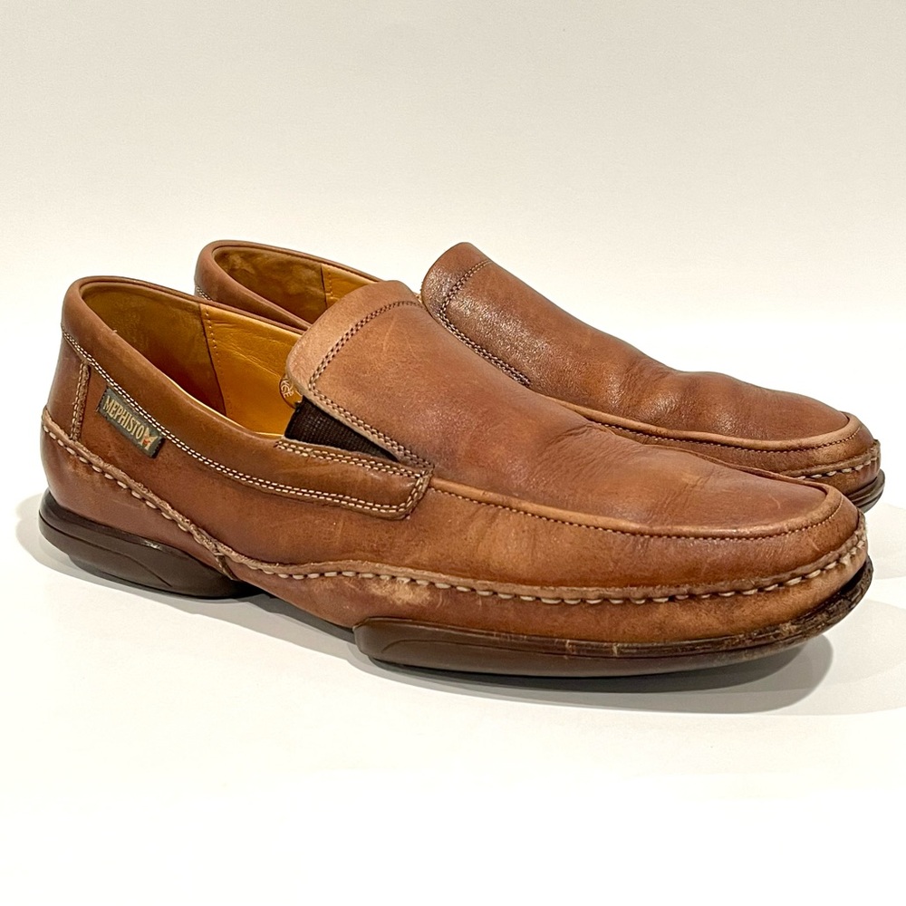 Mephisto Full Grain Leather Moccasin - Size 9
